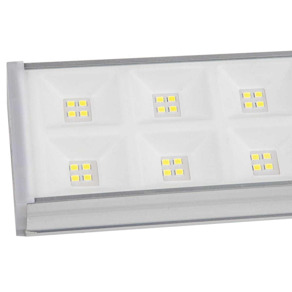 фото линейный светодиодный светильник uniel ulo-fl120c-100w/6500k/k silver linkable ul-00010830 | 220svet.ru