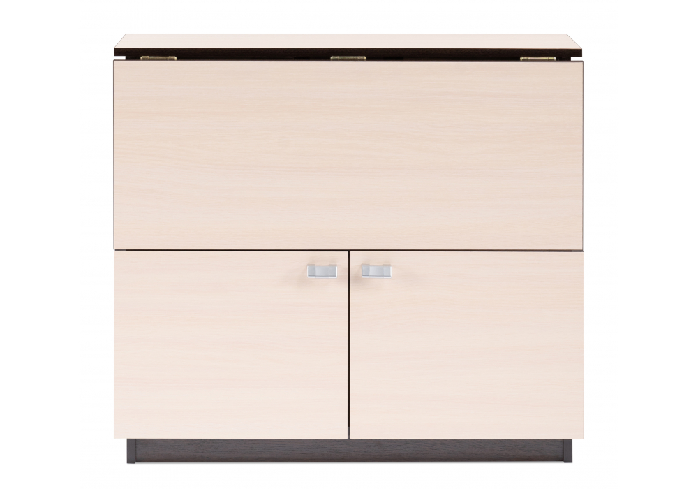 фото стол-книжка woodville симоне венге / дуб молочный 474292 | 220svet.ru