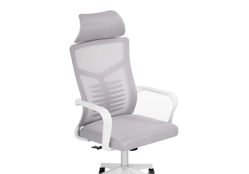 фото компьютерное кресло woodville montana light gray / white 15620 | 220svet.ru