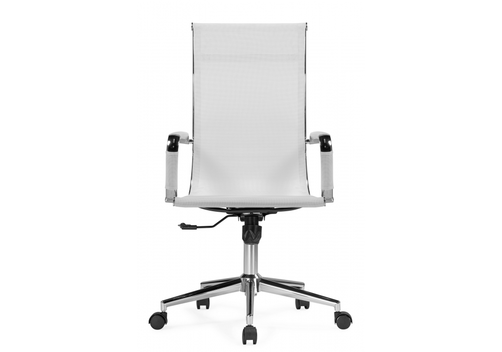 фото компьютерное кресло woodville reus сетка белый / хром 15969 | 220svet.ru