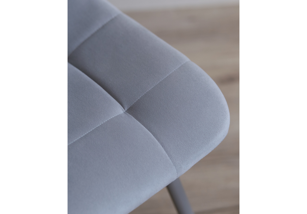 фото стул на металлокаркасе woodville чилли светло-серый / серый 631627 | 220svet.ru