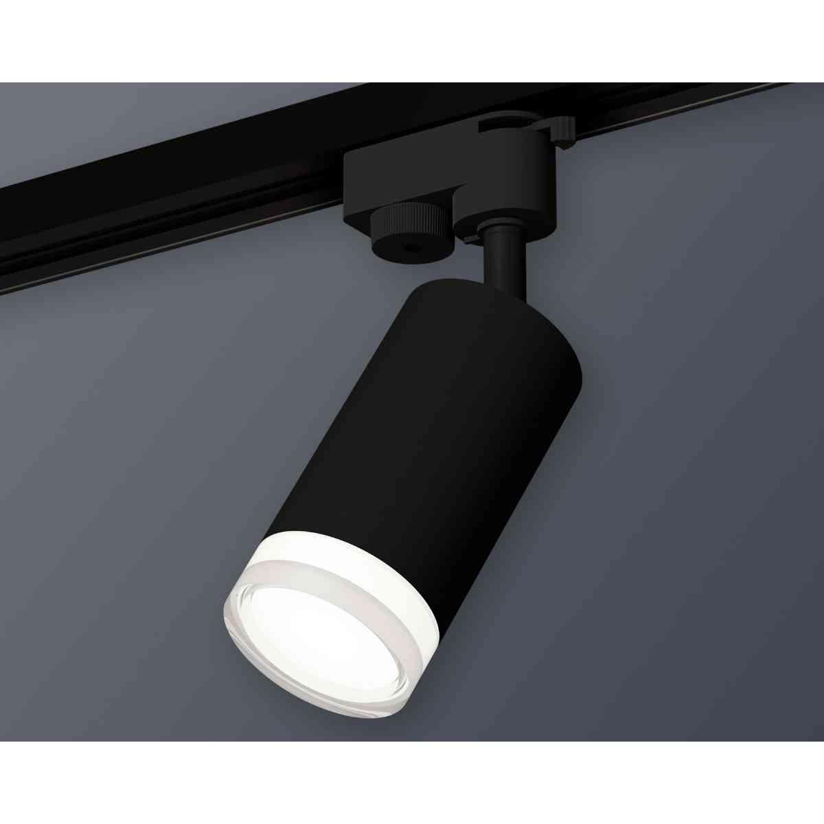 фото комплект трекового светильника ambrella light track system xt6323130 sbk/fr/cl черный песок/белый матовый/прозрачный (a2521, c6323, n6241) | 220svet.ru