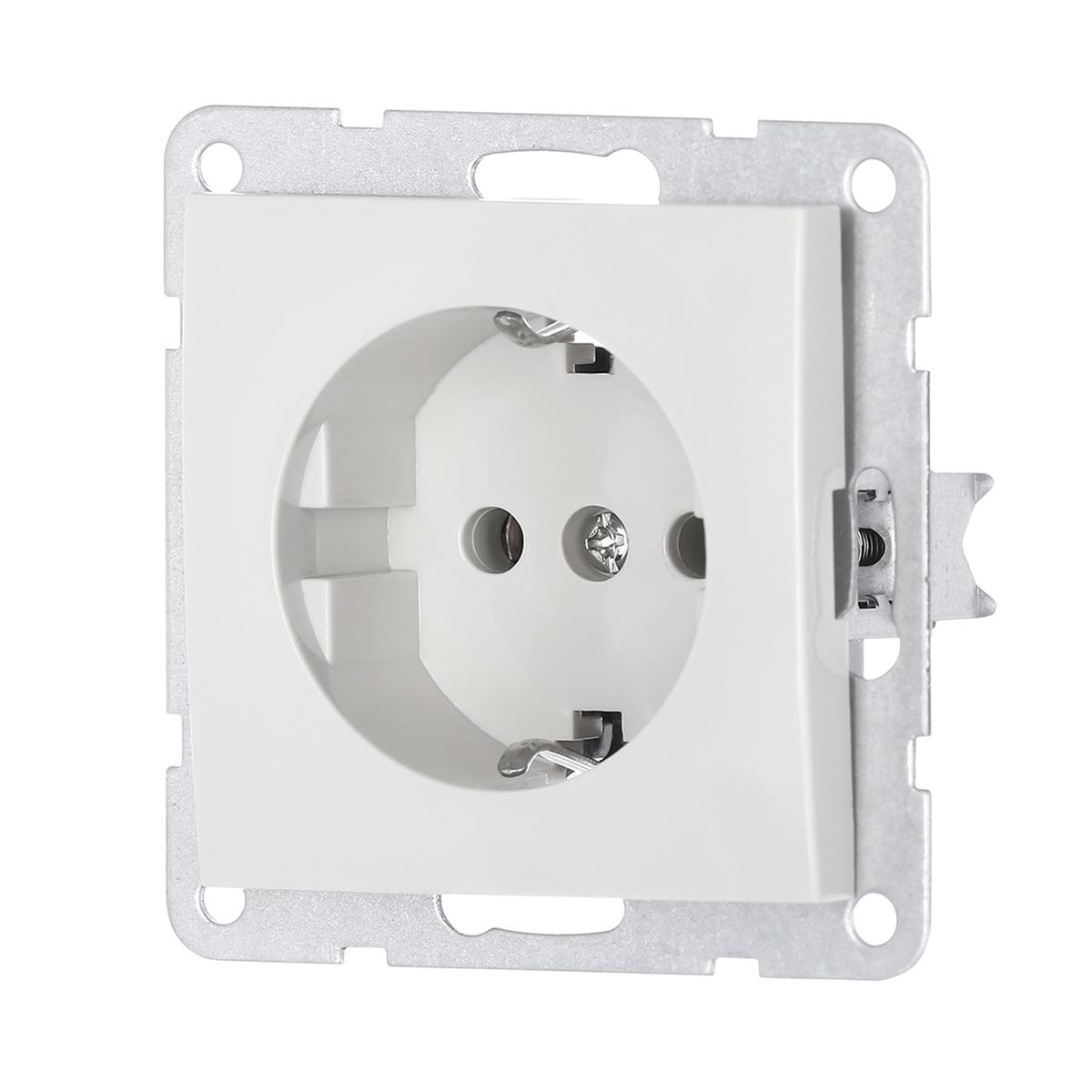 фото розетка lk studio с з/к, без шторок (белый) lk60 863104-1 | 220svet.ru