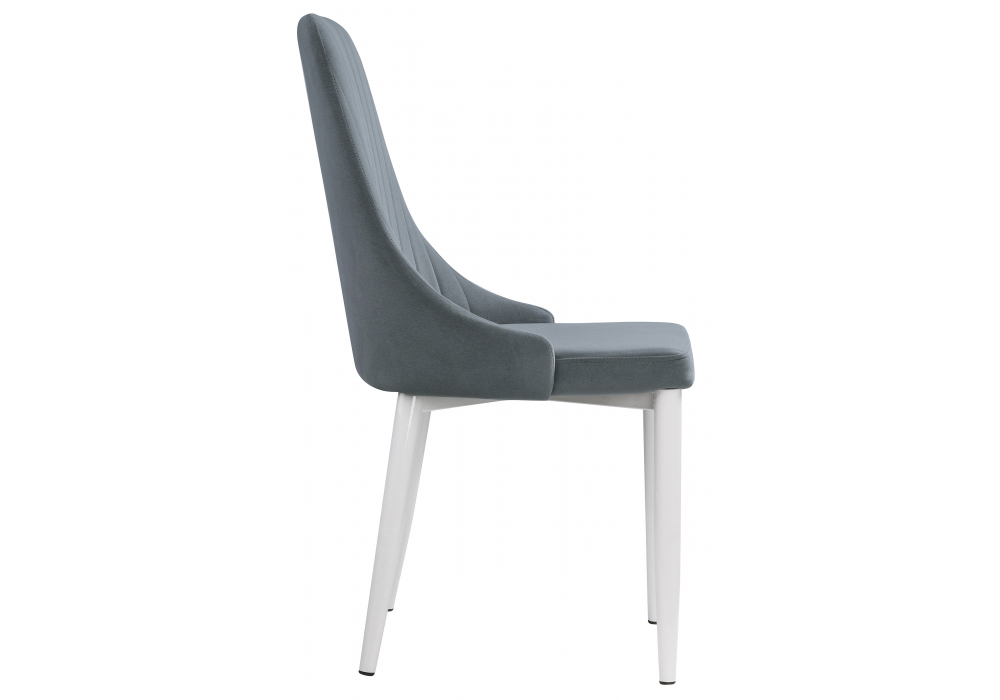 фото стул на металлокаркасе woodville kora white / gray 15221 | 220svet.ru