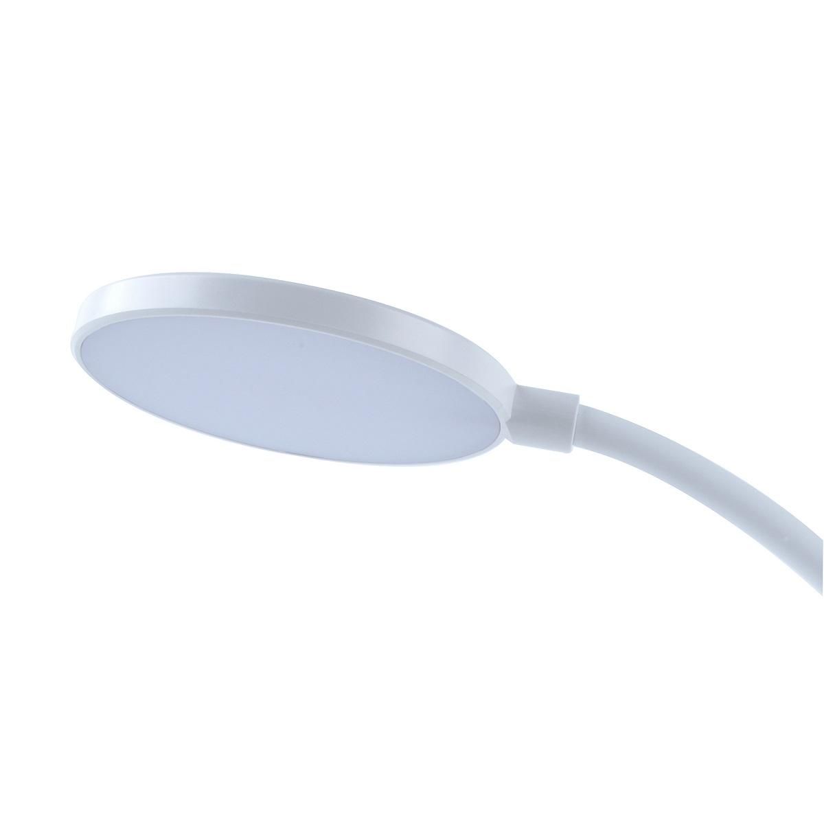 фото настольная лампа на прищепке uniel ulm-d605 4w/3000-6000k/dim white ul-00010742 | 220svet.ru