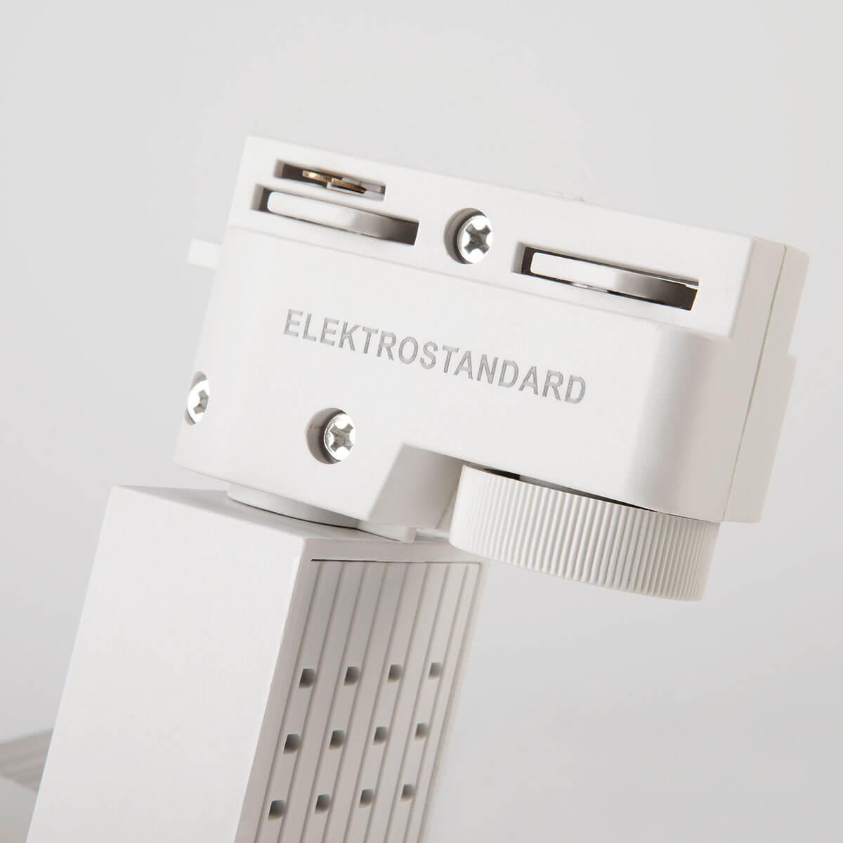 фото трековый однофазный светодиодный светильник elektrostandard accord 20w 4200k a039437 | 220svet.ru