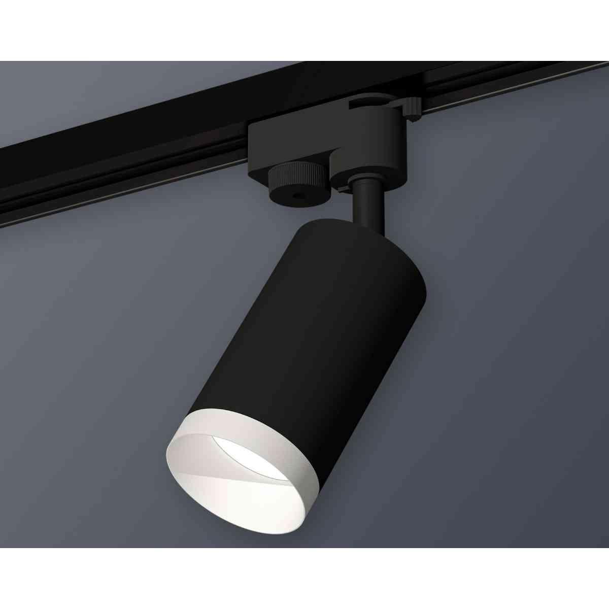 фото комплект трекового светильника ambrella light track system xt6323060 sbk/swh черный песок/белый песок (a2521, c6323, n6130) | 220svet.ru