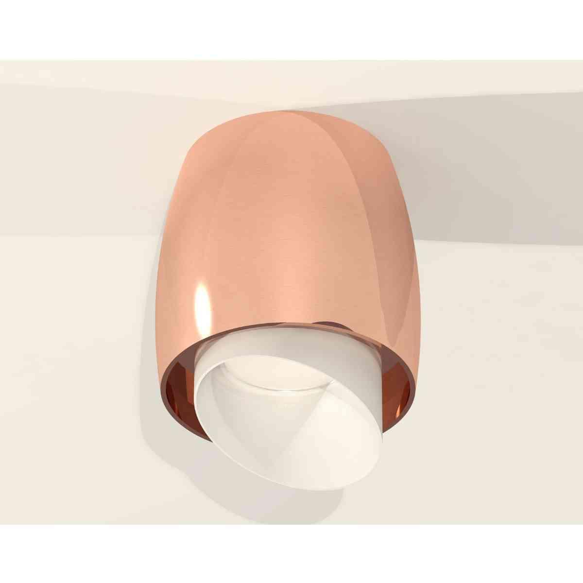 фото комплект накладного светильника ambrella light techno spot xs1144021 ppg/fr золото розовое полированное/белый матовый (c1144, n7175) | 220svet.ru