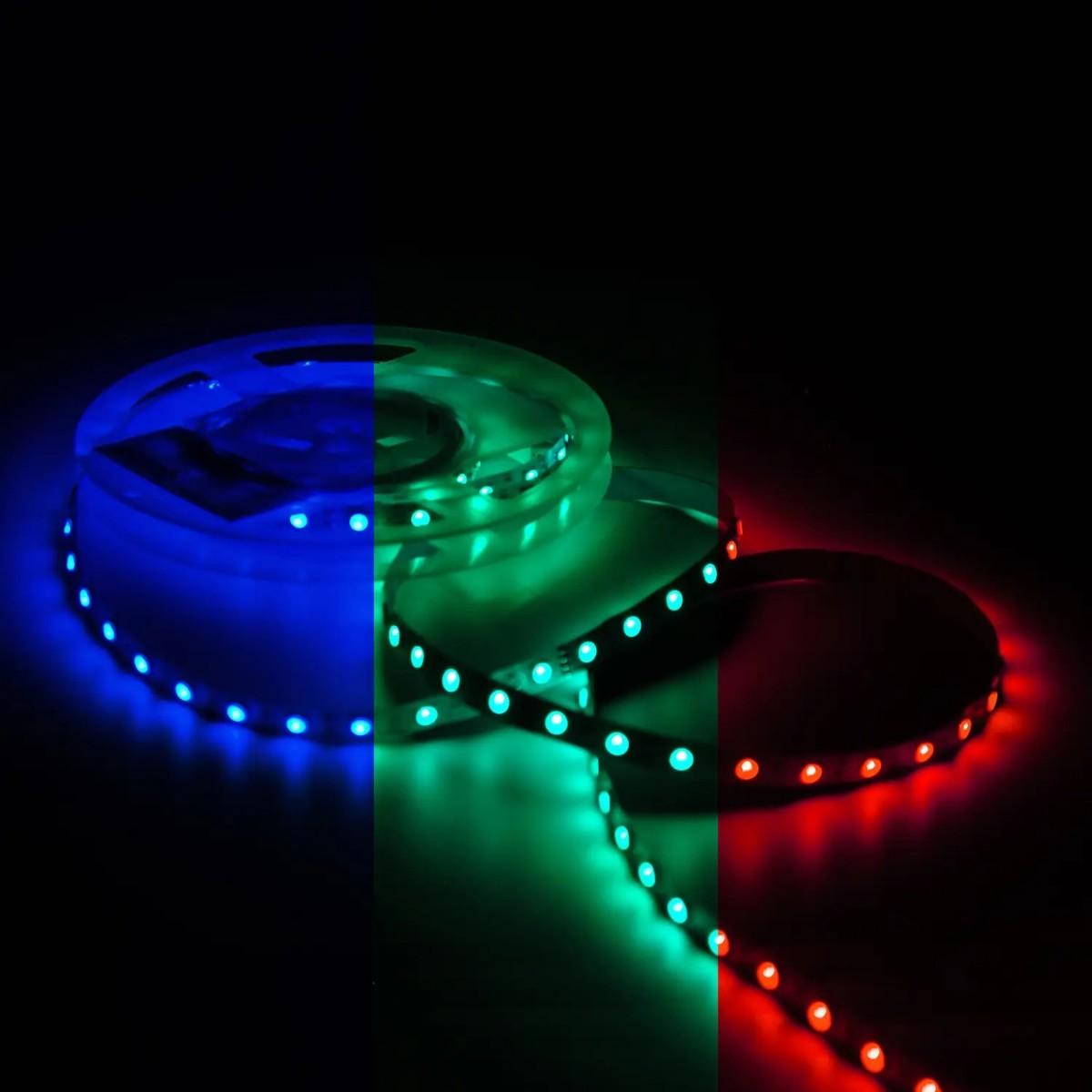 фото лента gauss 10w/m 60led/m 5050smd разноцветный 3m bt041 | 220svet.ru