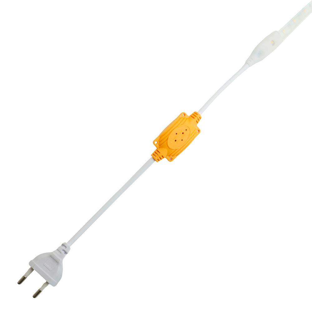 фото светодиодная влагозащищенная лента saffit 6w/m 60led/m 2835smd холодный белый 50м sst20 55245 | 220svet.ru