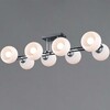 Миниатюра фото потолочная люстра illumico il0791-8csq-25 bk cr trento | 220svet.ru