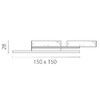 Миниатюра фото трековый однофазный светильник отраженного света 24v 5w 200° 4000k lightstar linea 236141q | 220svet.ru