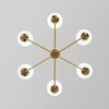 Миниатюра фото подвесная люстра eurosvet 60161/6 латунь | 220svet.ru