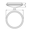 Миниатюра фото настенно-потолочный светодиодный светильник kanlux orte led 24w-nw-o 29161 | 220svet.ru