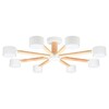 Миниатюра фото потолочная люстра arte lamp tenda a1624pl-8wh | 220svet.ru