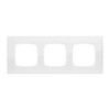 Миниатюра фото рамка lk studio 3-постовая, натуральное стекло (белый) lk80 844313-1 | 220svet.ru