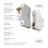 Миниатюра фото автоматический выключатель 1p 16a c 4,5kа werkel w901p164 | 220svet.ru