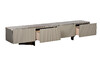 Миниатюра фото тумба под телевизор с мраморной столешницей серая garda decor 58db-21630 | 220svet.ru