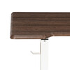 Миниатюра фото компьютерный стол с механизмом подъема woodville маркос 140х80х75 орех кантри / белый 578405 | 220svet.ru