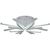 Миниатюра фото потолочная светодиодная люстра reluce 09824-3.3-4+4 wh | 220svet.ru