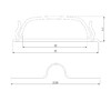 Миниатюра фото профиль гибкий алюминиевый с рассеивателем elektrostandard ll-2-alp012 a053631 | 220svet.ru