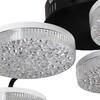Миниатюра фото потолочная светодиодная люстра с пультом ду lumion didana 8236/6cl черный | 220svet.ru