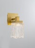 Миниатюра фото настенный светильник mb25020403-1a2 satin gold delight collection | 220svet.ru