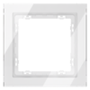 Миниатюра фото рамка стеклянная на 1 пост voltum s70 vls110101 (белый, стекло) | 220svet.ru