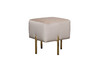 Миниатюра фото пуф garda decor mario mario-velv ecru | 220svet.ru