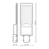 Миниатюра фото уличный светодиодный светильник gauss 629534120 | 220svet.ru