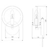 Миниатюра фото бра eurosvet 70121/1 белый | 220svet.ru