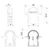 Миниатюра фото заглушка deko-light end cap r-et-02-10 set 2 pcs 979561 | 220svet.ru