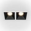 Миниатюра фото встраиваемый светильник maytoni alfa led dl043-02-10w3k-d-sq-wb | 220svet.ru