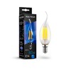 Миниатюра фото лампа светодиодная филаментная voltega e14 6w 4000к прозрачная vg10-cw1e14cold6w-f 7018 | 220svet.ru