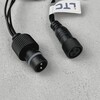Миниатюра фото гирлянда бахрома 3,1 x 0,5 м экстра тепло-белая 220в, 150 led, провод черный пвх, ip54 ltc pil150-11-2eww | 220svet.ru