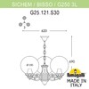 Миниатюра фото подвесной уличный светильник fumagalli sichem/g250 3l. g25.120.s30.bze27 | 220svet.ru
