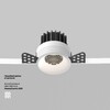 Миниатюра фото встраиваемый светодиодный светильник maytoni round dl058-7w4k-trs-w | 220svet.ru