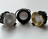 Миниатюра фото встраиваемый светодиодный светильник italline it08-8035 black 4000k | 220svet.ru