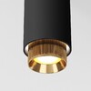 Миниатюра фото подвесной трековый светильник elektrostandard gu10 85021/01 черный/золото a064794 | 220svet.ru