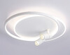 Миниатюра фото настенно-потолочный светодиодный светильник с пультом ду ambrella light comfort fl51391 | 220svet.ru