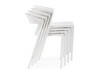 Миниатюра фото пластиковый стул woodville градно белый 589897 | 220svet.ru