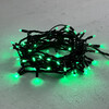 Миниатюра фото гирлянда нить 10м зеленая 24в, 75 led, провод черный каучук, ip65 ltc ll75-1-1g | 220svet.ru