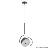 Миниатюра фото подвесной светодиодный светильник crystal lux correcto sp9w led black | 220svet.ru