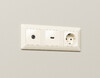 Миниатюра фото лицевая панель для tv розетки ambrella volt quant alfa ap3330 | 220svet.ru