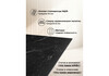 Миниатюра фото керамический стол 140(200)х80 раскладной woodville вейв shakespeare black / черный 626002 | 220svet.ru