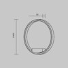 Миниатюра фото настенный светодиодный светильник maytoni rim mod058wl-l25bk | 220svet.ru