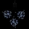 Миниатюра фото комплект 3 белых нити с мерцанием белого диода по 20м, 600 led, провод черный пвх, ip54 ltc kdd600blw-11-1w | 220svet.ru