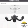 Миниатюра фото садово-парковый фонарь fumagalli ricu ofir/g300 2l g30.157.r20.aye27 | 220svet.ru