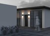 Миниатюра фото уличный настенный светодиодный светильник maytoni shim o303wl-l10gf3k | 220svet.ru