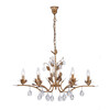 Миниатюра фото подвесная люстра arti lampadari merana e 1.1.6 ag | 220svet.ru
